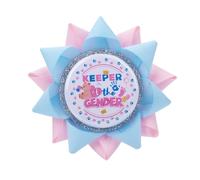 Guardián de Los Pines de Género, Broche para Fiesta Revelación Género Botón Revelación Niño o Niña para Decoraciones Baby Shower