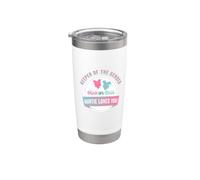 Guardián Del Género Rosa O Azul Tía Loves You Cute Baby Vaso térmico de acero inoxidable de doble pared