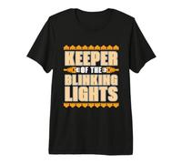 Guardián del Programador De Luces Parpadeantes Ingeniero De Redes Camiseta Premium