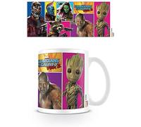 Guardianes de la Galaxy Vol. 2 Paneles de cómic Taza de cerámica, Multicolor