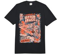 Guardianes De La Nutria Espacio Vintage Ciencia Ficción Retro EduEly Comfort Colors Adult Heavyweight T-Shirt