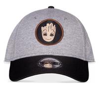 Marvel Groot-Gorra Ajustable béisbol, Gris, M Unisex Adulto