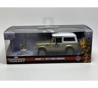 Guardians Of The Galaxy Groot Figura 1973 Ford Bronco 1:32 Jada 34415