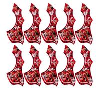 Guardias de selección de guitarra eléctrica, Pickguard de guitarra acústica | 10 piezas Guardia de polvo de diapasón de guitarra PVC - Suministros de instrumentos musicales para principiantes, familia