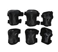 Guardias del codo de almohadilla de rodilla Guardias Unisex Adolescentes Jóvenes Adultos 6 PCS Adultos Codo de rodilla Kat de la rodilla Kit de equipo de protección Guardia de la