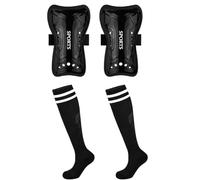 Guardias Shin Soccer, fútbol para jóvenes Guards Shin | Cómodas almohadillas de pie de fútbol transpirables Guardias de espinilla con calcetines,Equipo de fútbol, protector de ternera, equipo de