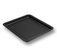 Guardini, Bandeja de Horno Rectangular 32x37 cm, Acero con Revestimiento Antiadherente, Negro, Made in Italy, Línea Arianna
