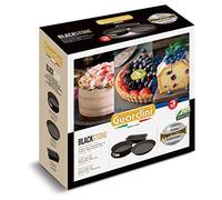 Guardini Black Stone Set Juego 3 Moldes De Horno, Acero, Negro/Gris Piedra, 30X30X13.5 Cm, 4 Unidades