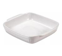Guardini, Ceramica, Fuente para Horno Cuadrada Chica de 18x16cm, Material: Cerámica. Color Blanco.