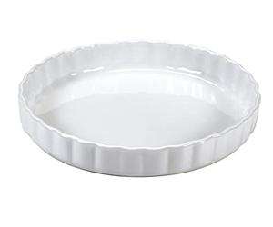 Guardini, Ceramica, Tartera de 29 cm, Material: Cerámica. Color Blanco.