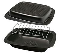 Guardini Gardenia - Juego de 3 piezas, acero con revestimiento antiadherente, color negro