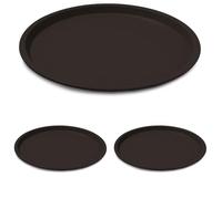 Guardini, Gardenia, Molde para pizza, 32cm. Material: Acero con Revestimiento Antiadherente, Color Negro. (Paquete de 3)