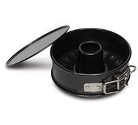 Guardini, Gardenia, Molde para Tarta Desmontable con Doble Fondo, 12 cm. Material: Acero con Revestimiento Antiadherente, Color Negro.