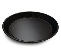 Guardini, Gardenia, Molde para Tartas con Fondo Desmontable, 28cm. Material: Acero con Revestimiento Antiadherente, Color Negro.