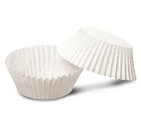 Guardini, Juego de 100 moldes de 7 cm de diámetro, desechables, papel de horno antiadherente, 100% reciclable, blanco, fabricado en Italia, línea Easy Bake Bio