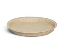 Guardini, Juego de 2 moldes para tartas de 25 cm de diámetro, desechables, papel de horno antiadherente, 100% reciclable, color habana, fabricado en Italia, línea Easy Bake Bio