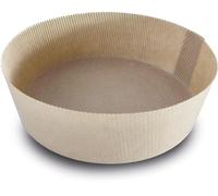 Guardini, Juego de 3 moldes altos para horno 19 x 6 cm, desechables, papel de horno antiadherente, 100% compostable, fabricado en Italia, línea Easy Bake Bio