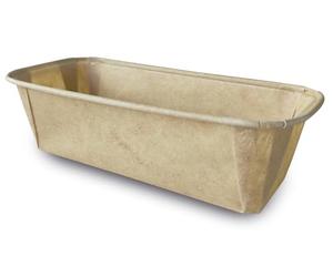 Guardini, Juego de 4 moldes rectangulares 19x9 cm, Ideal para freidora de aire, Papel antiadherente, Desechable, Made in Italy, Línea Air Fryer