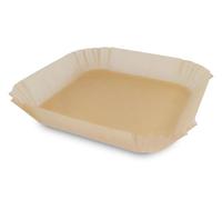 Guardini, Juego de 50 moldes cuadrados de 20 x 20 cm, ideales para freidora de aire, papel antiadherente, desechable, línea Air Fryer