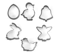 Guardini, Juego de 6 cortadores de galletas de Pascua, Hojalata