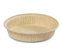 Guardini, Juego de 6 moldes para tartas de 9 cm de diámetro, desechables, papel de horno antiadherente, 100% reciclable, color habana, fabricado en Italia, línea Easy Bake Bio