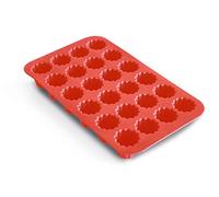 Guardini, Juliette, Molde para 24 mini bordelais 17x28,5cm. Material: Silicona, Color Rojo.