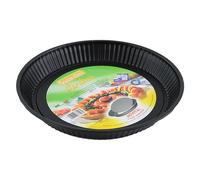 Guardini, Gardenia, Molde para Tartas con Fondo Desmontable, 28cm. Material: Acero con Revestimiento Antiadherente, Color Negro.
