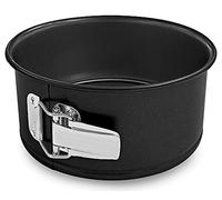 Guardini Gardenia - Molde para tartas abierto, diámetro 20 cm, borde alto, acero con revestimiento antiadherente, base antigoteo, color negro