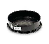 Guardini, Gardenia, Molde para Tarta Desmontable, 20 cm. Material: Acero con Revestimiento Antiadherente, Color Negro