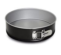 Guardini, Molde desmontable con 1 fondo Ø 22 cm, Acero con revestimiento antiadherente, Negro y Plata, Made in Italy, Línea Silver Elegance
