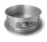 Guardini, Molde desmontable de 1 fondo Ø 20 cm, Fondo antigoteo, Recubrimiento libre de PFAS, Apto para uso intensivo, Aluminio reciclado anodizado, Plata, Made in Italy, Línea profesional