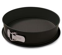 Guardini, Gardenia, Molde para Tarta Desmontable con Bandeja Recolectora, 24 cm. Material: Acero con Revestimiento Antiadherente, Color Negro.