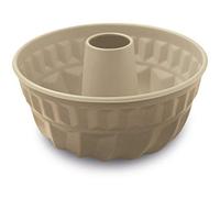 Guardini, Molde para budín con cono Ø 23 cm, Acero con revestimiento antiadherente, Champán y Bronce, Made in Italy, Línea Gold Elegance