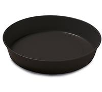 Guardini, Molde para Pasteles Liso Ø 28 cm, Acero con Revestimiento Antiadherente, Negro, Made in Italy, Línea Arianna