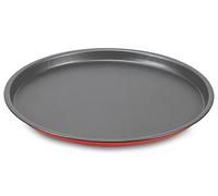 Guardini, Molde para pizza Ø 32 cm, Acero con revestimiento antiadherente, Rojo y Gris, Made in Italy, Línea Rossana