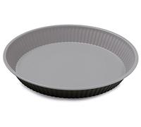 Guardini, Molde para tarta Ø 28 cm, Acero con revestimiento antiadherente, Negro y Plata, Made in Italy, Línea Elegance Plata