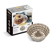 Guardini, Molde para tarta Bella Ø 24,5 cm, aluminio inyectado, Champán y Bronce, línea Sweet Magic