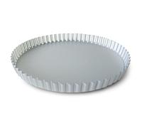 Guardini, Molde para tarta con base extraíble Ø 25 cm, Recubrimiento libre de PFAS, Apto para uso intensivo, Aluminio reciclado anodizado, Plata, Made in Italy, Línea profesional
