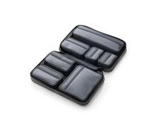 GUARDIQUE Bolsa organizadora con 7 inserciones magnéticas - Bolsa de almacenamiento modular - Ideal para viajes y tecnología, flexible y adaptable para herramientas y piezas pequeñas, organizador de