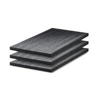 GUARDIQUE Espuma multicapa | 3 unidades | 600 x 400 x 50 mm, Shadow Foam, Cortar y despegar, Personalizable, Kaizen Foam, Inserto de herramientas para cámara, caja de herramientas, carro de