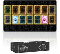 GuardMat - Classic (Bordes Cosidos) - Tapete 1 Jugador Master Rule Duel Field Zones - Alfombrilla Cartas Magic - Playmat Compatible con Magic The Gathering (MTG), Pokemon, TCG