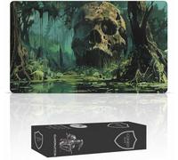 GuardMat - Swamp of Shadows (Bordes Cosidos) - Tapete para Cartas Magic - Alfombrilla de Juego - Playmat Compatible con MTG, Señor de los Anillos, TCG, Juegos de Mesa