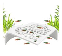 Guarida para camarones de acuario refugio para peces y crustáceos | Ornamento de bañera de peces para ambientes interiores, terrario, oficina doméstica, camarones, reptiles y crustáceos
