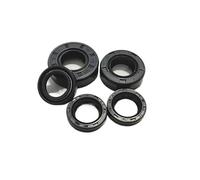 guarnición de aceite de caucho de nitrilo Juntas de sello de aceite de nitrilo NBR ID 11 mm, color negro, varios tamaños, 2 piezas cada una(11x22x6mm 2pcs)