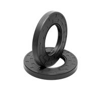 guarnición de aceite de caucho de nitrilo NBR Oil Seal TC Double Lip With Spring For Bearing Shaft Black Multiple Sizes 3pcs(27x45x8(3pcs))