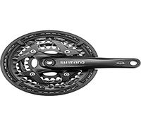 Shimano Juego de bielas FC-T521 Octalink con anillo protector de cadena 48-36-26 Dientes 175mm Negro