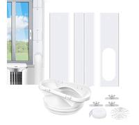 Guarnizione Finestra Condizionatore Portatile - Kit Finestra per Tubo Condizionatore, Adattatore e Pannello Regolabile per Climatizzatori Mobili (3PCS(43cm/16.9in-117cm/46in))