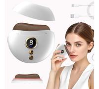 Guasha facial, masajeador facial masajeador facial antiarrugas raspador de luz roja con 9 niveles de vibración y calor ajustables para tratamientos antienvejecimiento, antiarrugas y antiedema