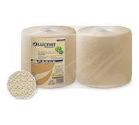 Guata Lucart Eco Natural 2 capas 200 m 800 tiras 25 cm 2 bobinas 852218