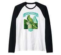 Guatemala Quetzal Chapín 502 Tikal Antigua Guatemalteco Maya Camiseta Manga Raglan
